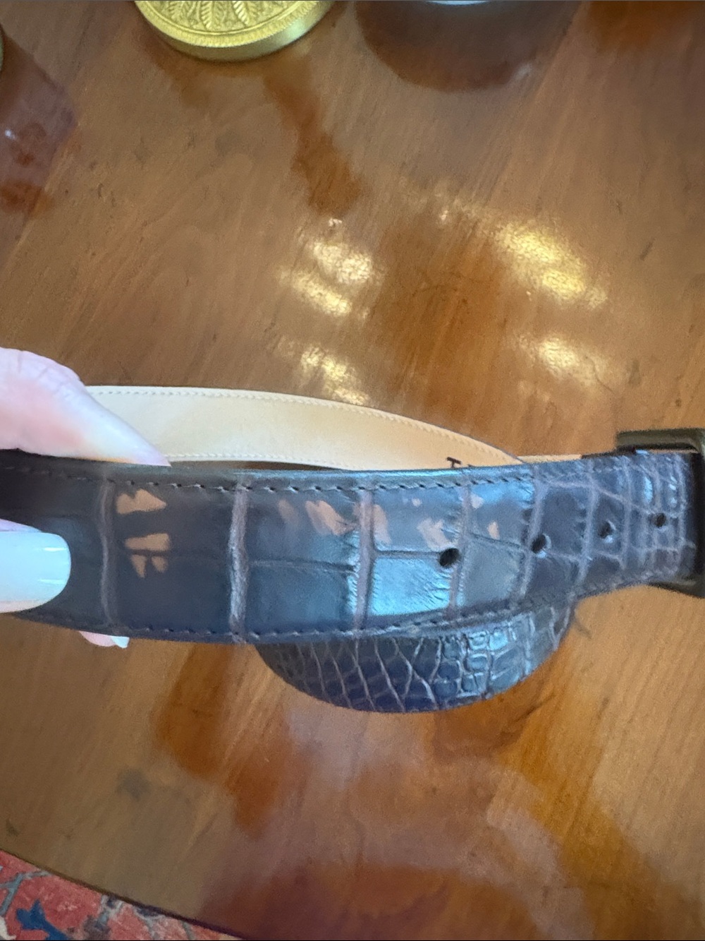 Tecovas Men's Genuine American Alligator Belt - Picture 4 of 13